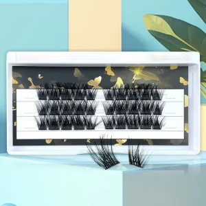 Diy Pre Cut Segmented Lash Extensions Private Label Customized Cluster Diy Lash Extension Kit