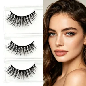 Diy Segmented Press on Eyelash Eyelash Self Adhesive Eyelashes Pre Glue Cluster Lashes Bond Technology No Glue Needed