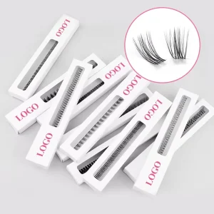 Diy Superfine Eyelash Clusters Pre Cut Lashes Clear Black Band Diy Lash Extension Kit Segments Lash Segments