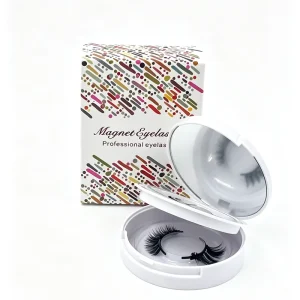 Double-Layer Magnetic False Eyelashes Kit 2 Pairs Strong Magnet Reusable Strip Lashes HandMade Natural