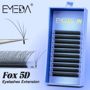 Double Triple Tips Fox YY Lash 5DW Slant Flying YY Lash Extension Flying YY Premade Fans False Eyelash Supplies