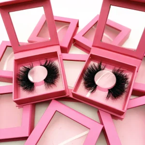Dramatic 25mm Mink Eyelash Vendor Luxury Fluffy 25mm Mink Lashes 3d Full Strip Eyelashes
