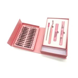 Dramatic Clusters DIY Cluster Eyelashes Fluffy Lash Cluster Kit with Glue