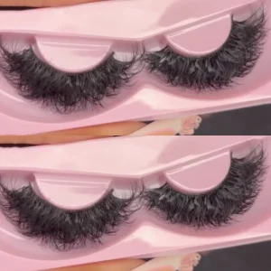 Dramatic Fluffy Mink Strip Eyelashes 25mm d Curl Private Label Lash Strips Supplier Handmade Lashes Bulk