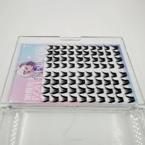 Dramatic Handmade Lash Clusters C D for Volume 6D 8D Private Label for Home Use