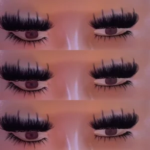 Dramatic Handmade Mink Lash Strips 18mm to 25mm Strip Lashes Like Extension Spike Eyelashes Vendor
