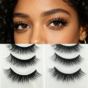 Dramatic Handmade Mink Lashes 3 5 10 Pairs Pack 3D 5D for Volume Full Strip Eyelashes Radiant Custom Brand Box