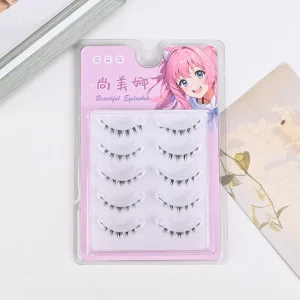 Dramatic Heavy Thick Lower Lashes Individual Bottom Lash Under Eyelashes for Makeup Artists