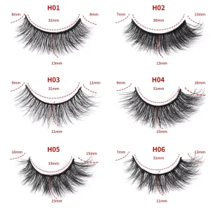Dramatic Sexy False Eyelashes Foxy 3D Artificial Eyelashes Supplier Fluffy Cat Eye Natural Strip Lashes