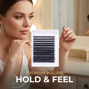 Dramatic Volume Reusable False Eyelashes European American Style Handmade 3D Mink Lashes for Salon & Retail Natural Bold Look