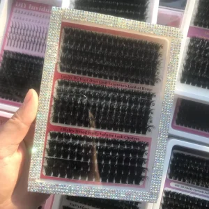 Durable Shaping Cluster Lashes Soft Synthetic Material Moderate Density Elegant Temperament Eye Decoration
