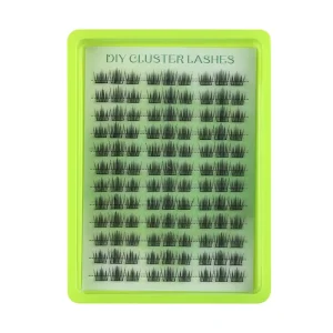 Durable Wispy DIY Individual Fluffy Lashes Thick Volume Cluster Lashes Silk Soft Cluster Lashes