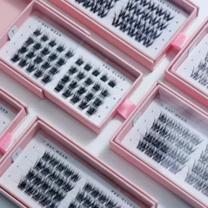 Dyi Lashes Kit PBT 3D Segment Self Adhesive Cluster Lashes Private Label Press