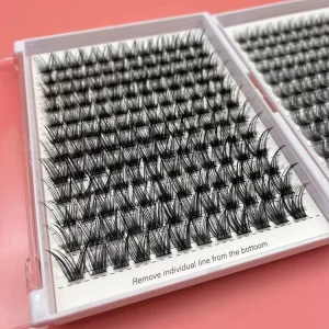 ELEGORA Segmented DIY Eyelash Extension C D for for Eyelash Cluster Lashes PBT & Faux Mink 8 16mm Handmade