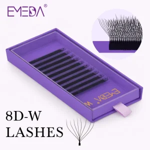 EMEDA Handmade Cilios Decemars Clover Lashes Natural 3D 4D 5D 6D 7D 8D W V Shape Premade Volume Fans Matte YY Eyelash Extensions