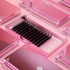 ESSI LASH Customization Packing C Curl Silk Lash Extensions Matte Black Cashmere Eye Lashes Extensions