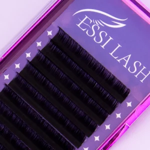 ESSI LASH Faux Mink Eyelash Extension Trays Private Label Matte Black Volume Lashes Tray for Beauty Supply Stores