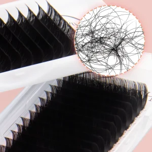 ESSI LASH Faux Mink Individual Lash Trays Easy to Make Fans Volume Eyelash Extensions Tray for Lash Artists Studio