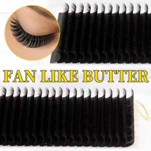 ESSI LASH Synthetic Hair Individual Lash Trays D Curl Mixed Premium Soft Eyelash Extensions Tray
