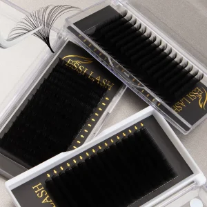 ESSI LASH Ultra Soft Natural Look Matte Korean Pbt Lash Trays Individual Eyelash Extensions Tray