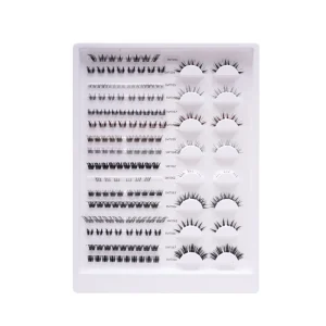 EYELASH Natural Individual Lashes DIY Lash Cluster Extension Kit Pre cut Segmented Cluster Lash Extension Thin Band