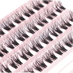 EYELASH New Design Individual Lashes Cluster Synthetic Hair Volume Korean Segmented DIY Natural Cruelty Free 8 25mm Extension