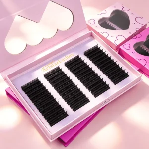 Easy Fan Lash Trays Volume Lashes Silk Eyelashes Fast Shipping Custom Eyelash Individual Eyelash Extension Trays