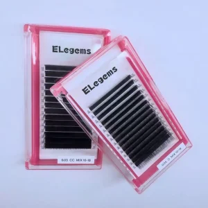 Easy Fan Self-Fanning Lash Extension Trays Russian Volume C D Curl Eyelash Extensions Supplies with Custom Packaging