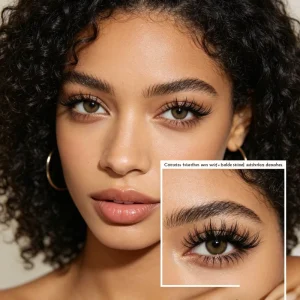 Easy to Apply 10D Press on Bonded Curled Spiky Pre Cut Party Anime Lashes