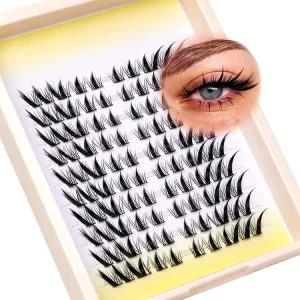 Eco Friendly Cruelty Free Mink Wispy Soft Fox Eye Elegant Wedding Prom Handmade Cluster Eyelashes