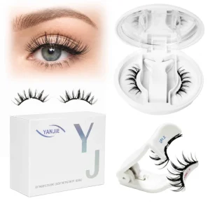 Effortless Glam Soft Magnetic Eyelashes With Built in Magnetic Strips Instant Curl and Lift 3 Day Expedited Shipping