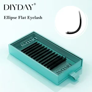 Ellipse Flat Lash Ultra Invisible Single False Eyelashes Complimentary with Original Makeup Eyelash Extensions