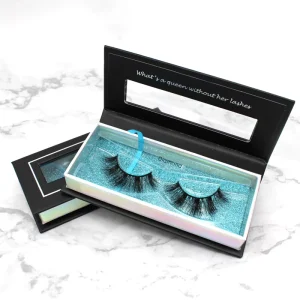 Empty Eyelash Packaging Private Label Cute Eye Lashes Custom Eyelash Packaging Box