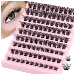 European & American Style Sectional False Eyelash Set Natural Volume Fluffy Cluster Lashes For Extensions