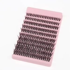 European American Thick Combination Eyelash Book D for Handmade Fiber Synthetic Hair False Eyelashes JS Model 3 12 16