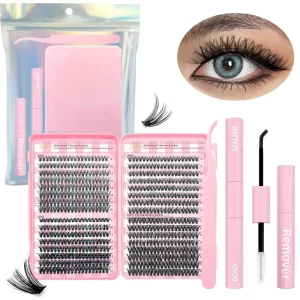 European and American Eyelash Book Flower fairy DIY Segmented False Eyelashes 30D Hot Melt Laser Clusters Private Label
