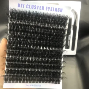 European and American Popular Style Lash Clusters Thick Curly Stereo Sense Create Hot Fashion Daily Eye Makeup