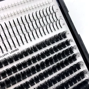 Extension De Cils Soft Fairy Lash Clusters Spikes Wispy Thin Base Cluster Wimpers