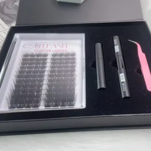Extra Big Cluster Lash Natural Thin Band Segment Eyelashes DIY Lash Extension Kit Cluster Lashes Kit