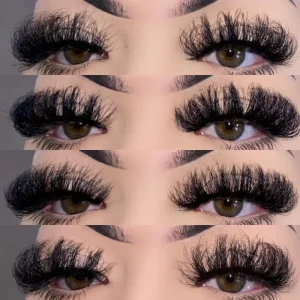 Extra Fluffy Mink Eyelashes 25mm with Customized Lash Boxes 3d 5d Fake Eyelash