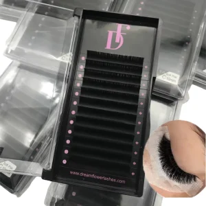 Extremely Soft Synthetic Hair Natural Long Eyelash Volume Lashes 7mm Easy Fans Handmade Individual Eye Lashes Extension