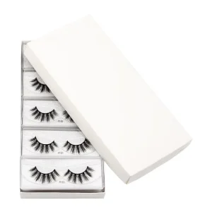 Eye Lashes 10 Pairs Mixed Natural Eyelashes Faux Mink Eyelashes With Personal Logo Custom Lash Box