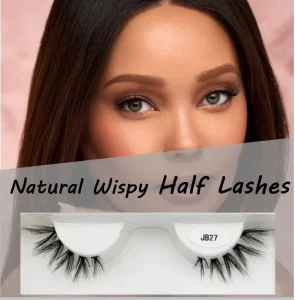 Eye Lashes Natural Daily Wear Eyelashes 100% Handmade Half False Eyelashes With Fluffy Eeffects