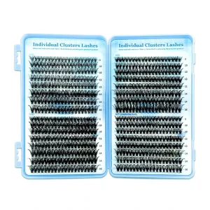 Eyelash Book Bottom Lashes Clusters Long Wearing Airy Volume Custom Provide Label Hot Selling