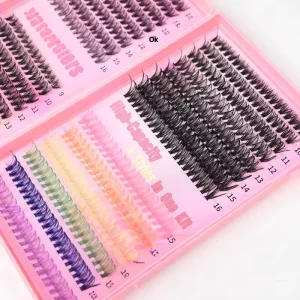 Eyelash Book European American Cross Border D Large Capacity Single Cluster Synthetic Hair Natural Dense Segmented Eyelashes