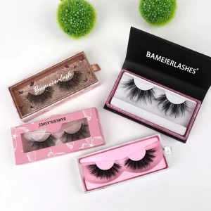 Eyelash Case Magnetic Lashes Strip Eyelashes 3D Mink Multi Layered 25mm Eyelashes Free Sample 100% Real Mink Fur