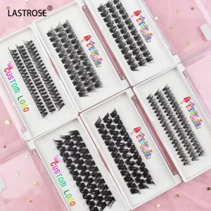 Eyelash Cluster 0.07mm C D Curl Short Stem 3D Volume Premade Fan DIY Lash Extensions Private Label