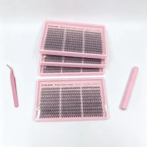 Eyelash Clusters D Curl Cluster Eyelash Extensions Mix False Eyelashes Classic Wispy Natural Lash Cluster with Spikes