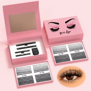 Eyelash Clusters Your Logo Custom Mink Lash Clusters Kit Vendors