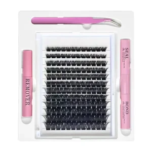 Eyelash Extension 100P 80P 60P 50P Volume Thick Fluffy Clusters Lashes Mix 8 16mm DIY Glue Cluster Lashes Yourself